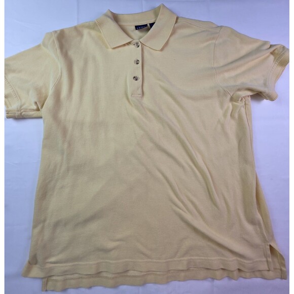 IZOD Men’s Medium Yellow Short Sleeve Shirt - Picture 1 of 7